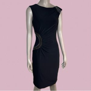 Cache Chain Link Midi Dress